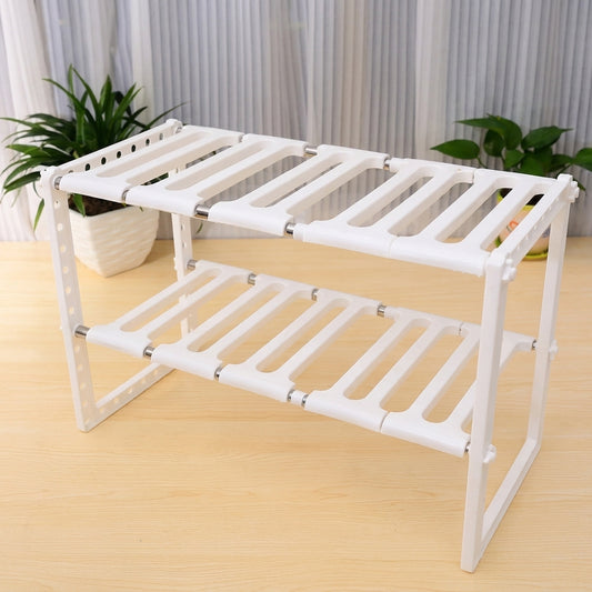 Organizador Doble Extensible de Acero Inoxidable