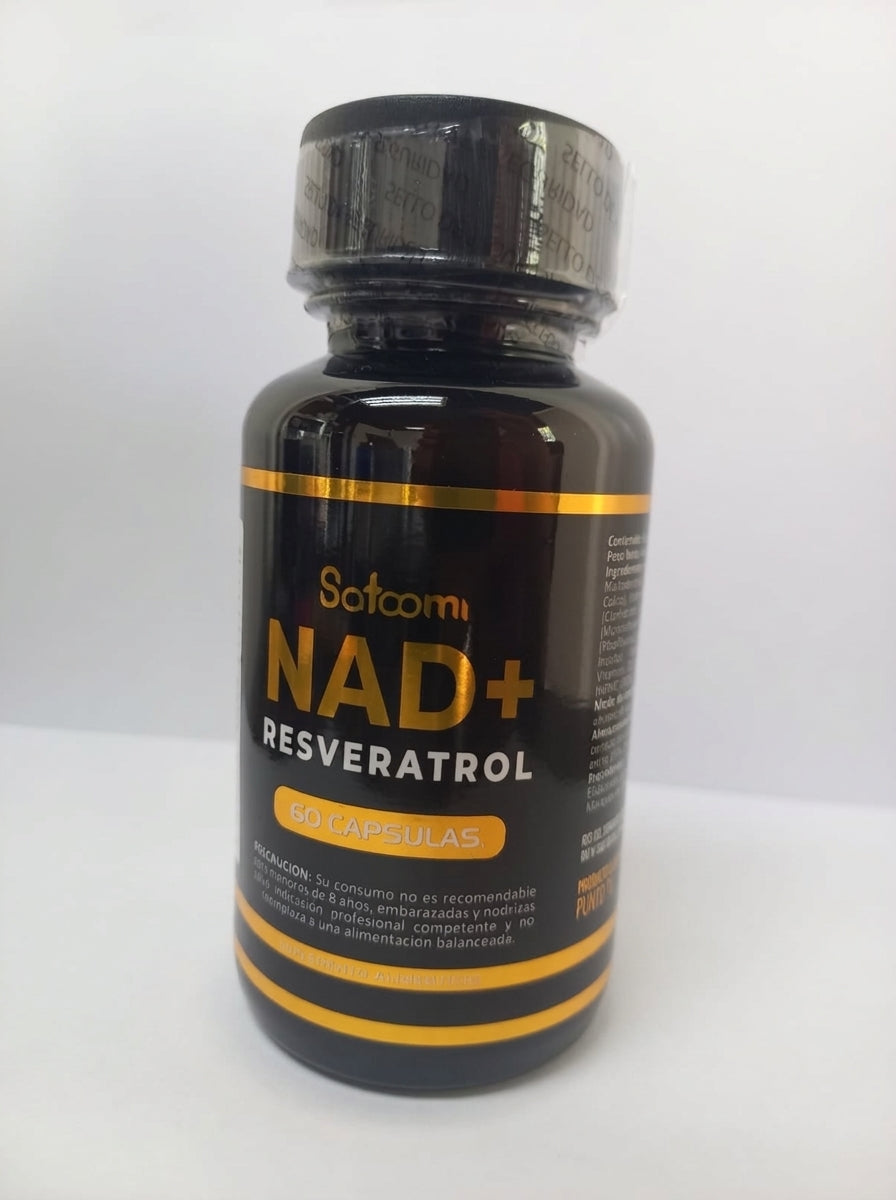 Resveratrol + NAD Satoomi 60 Cápsulas