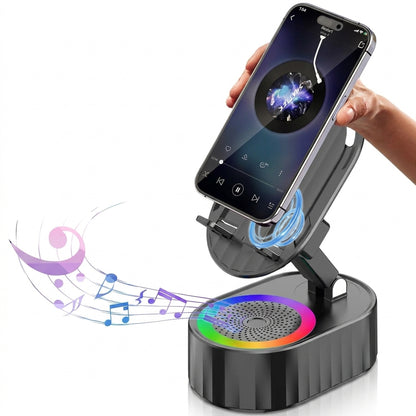 Soporte Magnético con Parlante Bluetooth 2 en 1