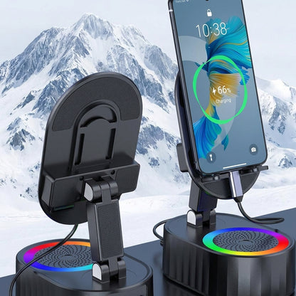 Soporte Magnético con Parlante Bluetooth 2 en 1
